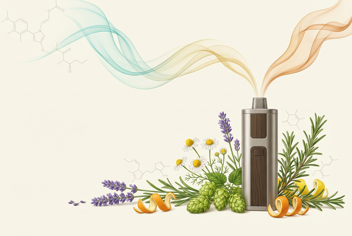 Verdampfungstemperaturen für Kräuteraromen