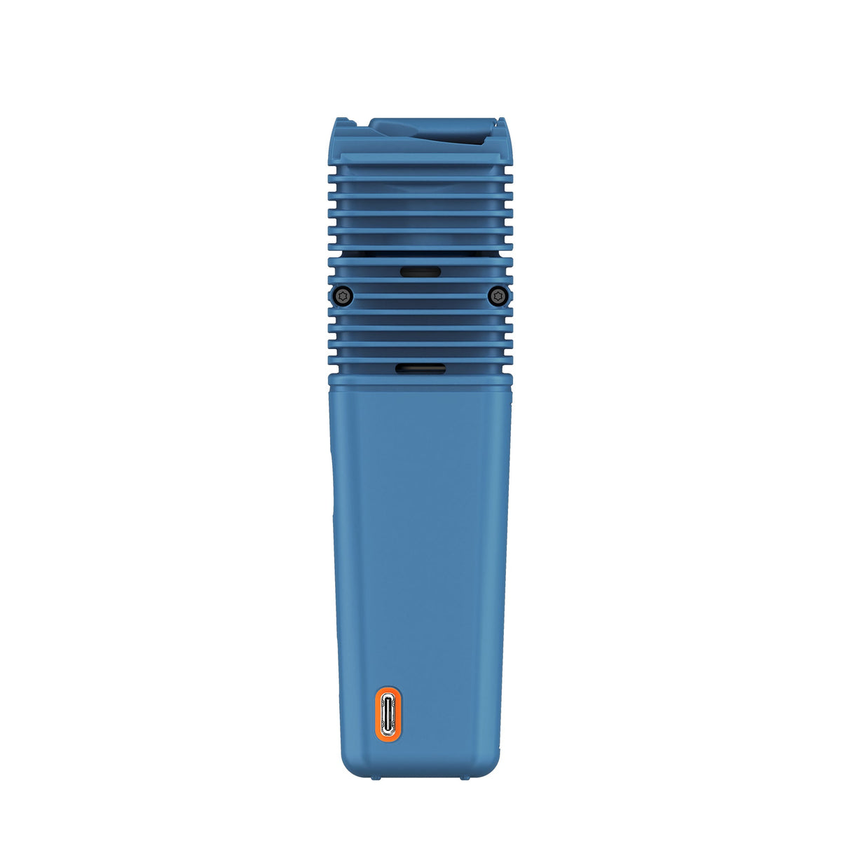 Storz & Bickel VEAZY Dynamic Blue, Ansicht mit Bedientaste und LED-Anzeige
