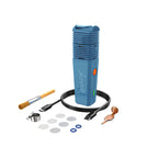 Storz & Bickel VEAZY Dynamic Blue, mit mitgeliefertem Kabel und Pflegezubehör