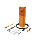 Storz & Bickel VEAZY Inspiring Orange, mit mitgeliefertem Kabel und Pflegezubehör