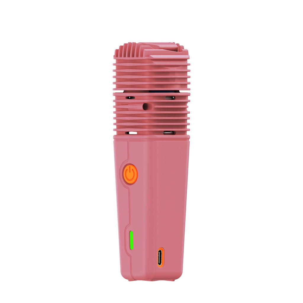 Storz & Bickel VEAZY Charming Pink, Ansicht mit Bedientaste und LED-Anzeige