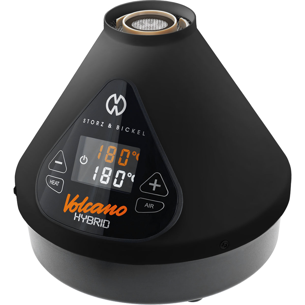 Volcano Hybrid Onyx Edition – Touch-Display in Nahaufnahme