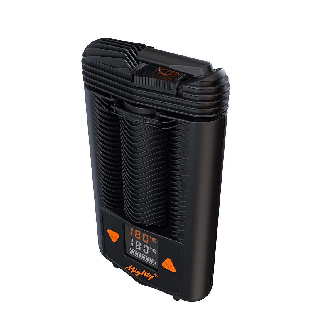 Storz & Bickel Mighty+ Vaporizer – Vorderansicht mit Display