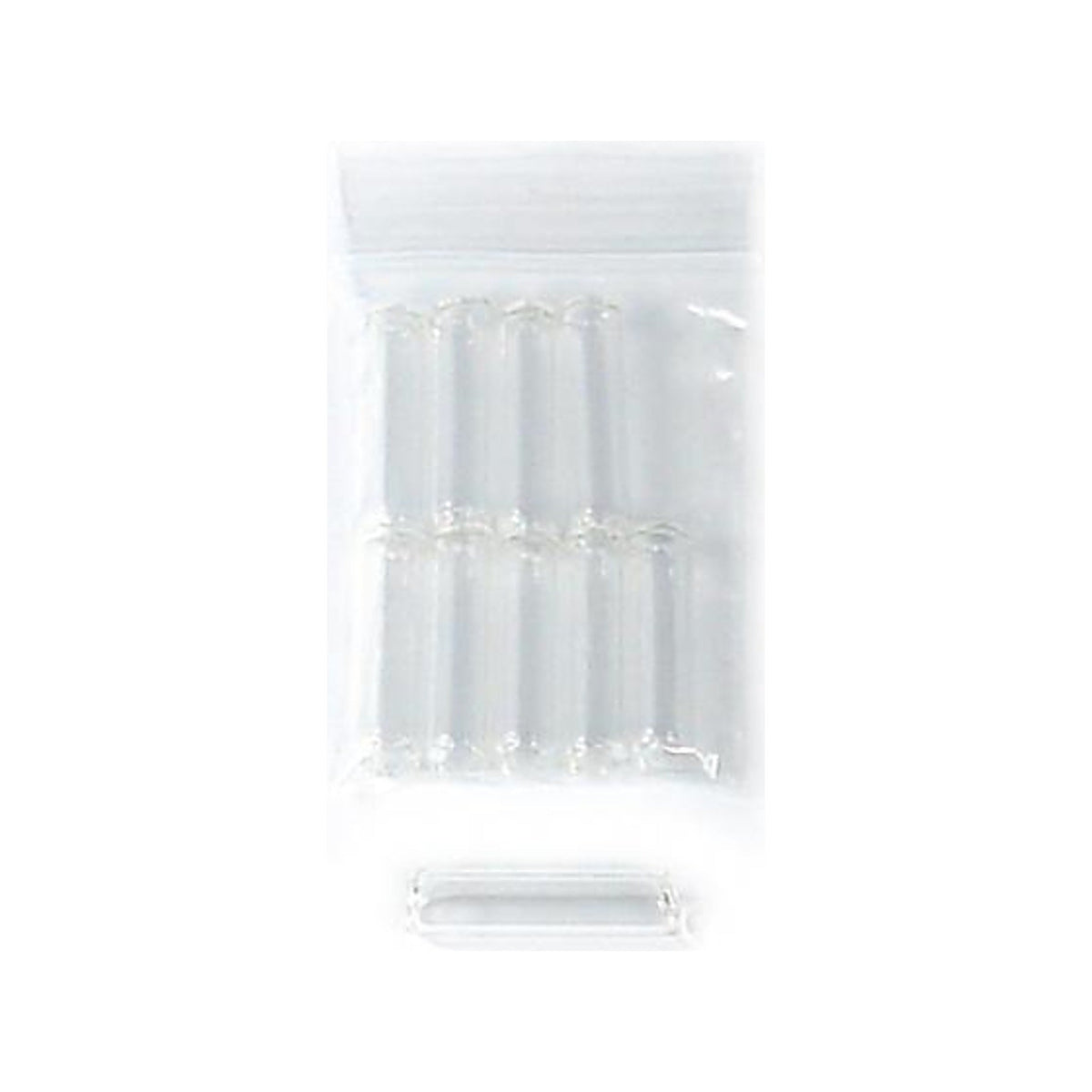 Aromed Glasmundstücke im Zehnerpack mit einzeln abgebildetem Beispielmundstück