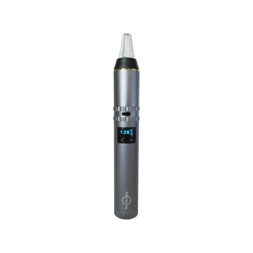 Focusvape Pro S in Gun Metal mit Glasmundstück