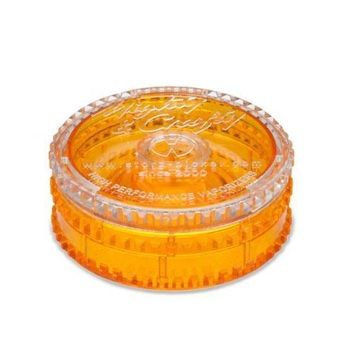 Runde orangefarbene Storz & Bickel Füllhilfe für CRAFTY und MIGHTY