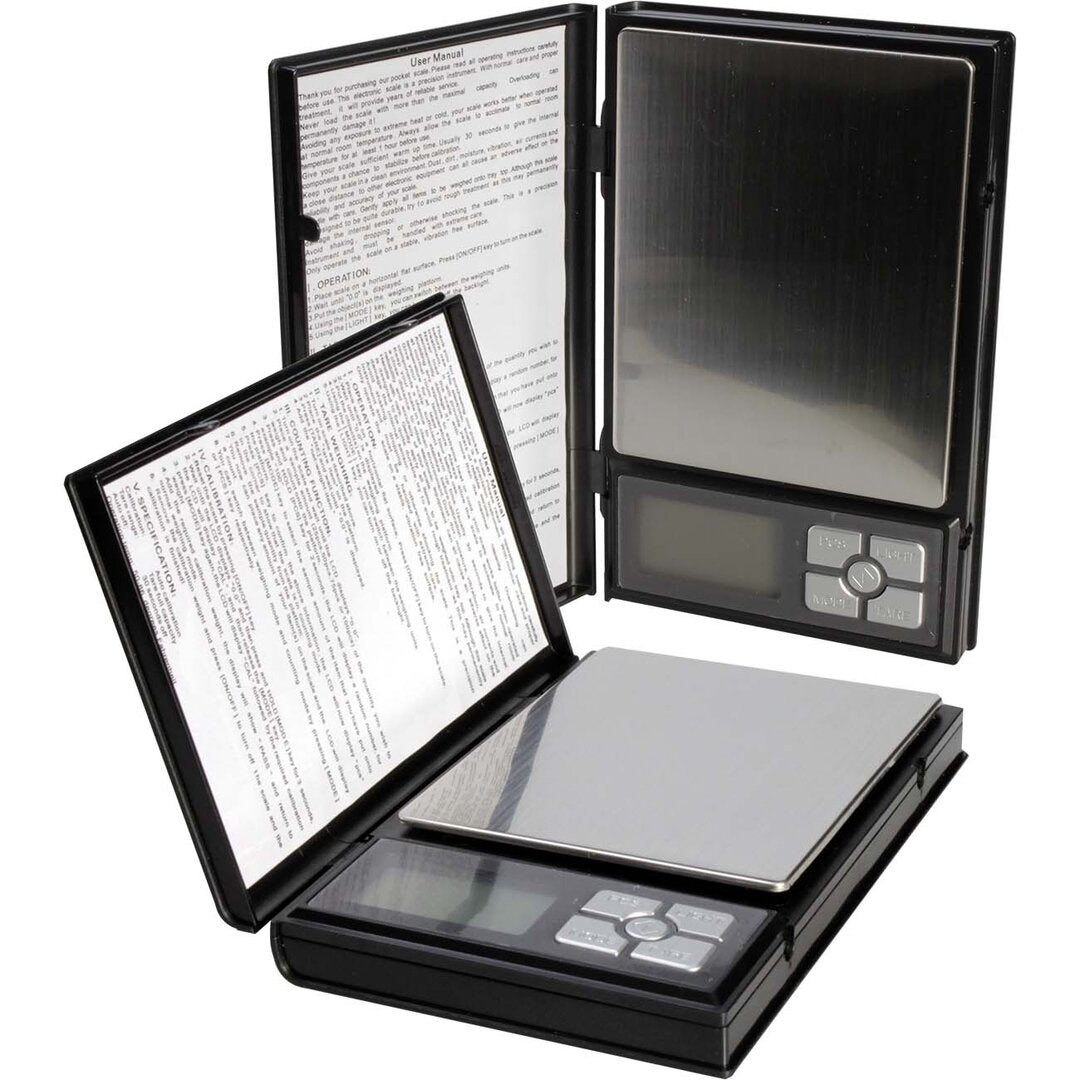 BLscale Notebook Feinwaage aufgeklappt