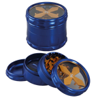 Black Leaf Cross Grinder Blau