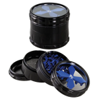 Black Leaf Cross Grinder Schwarz