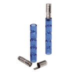 VAPOLICX Glas-Handvaporizer Mit Glaskugeln Blau