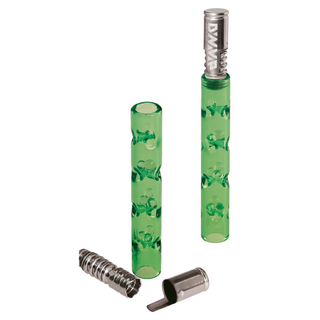 VAPOLICX Glas-Handvaporizer Mit Glaskugeln Grün