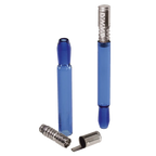 VAPOLICX Glas-Handvaporizer Glatt Blau