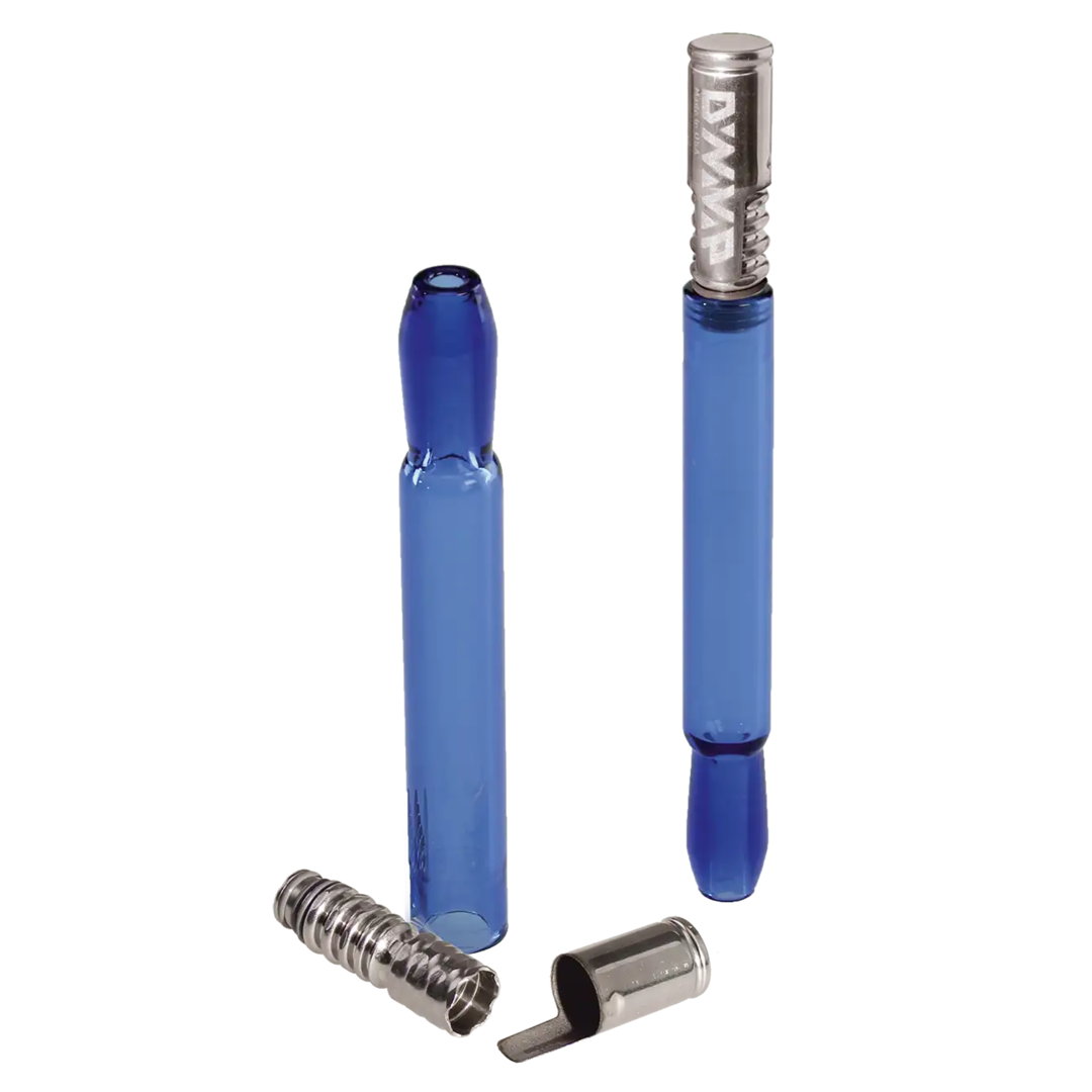 VAPOLICX Glas-Handvaporizer Glatt Blau