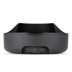 Puffco Power Dock – Rückseite mit USB-A- und USB-C-Anschluss