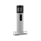 Arizer Air SE in Weiß mit separat gezeigtem Glas-Aromarohr