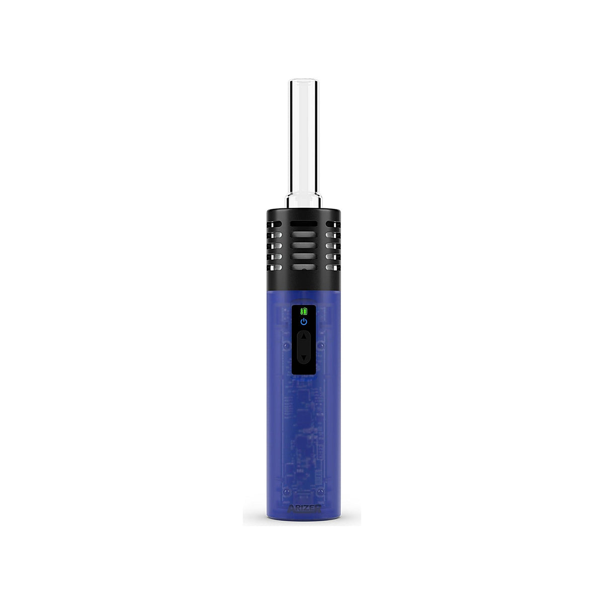 Arizer Air SE in Blau mit eingesetztem Glas-Aromarohr