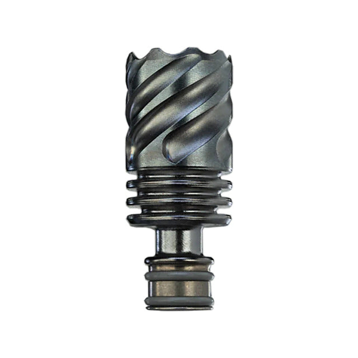 DynaVap Hyper Tip aus Titan mit montierten O-Ringen