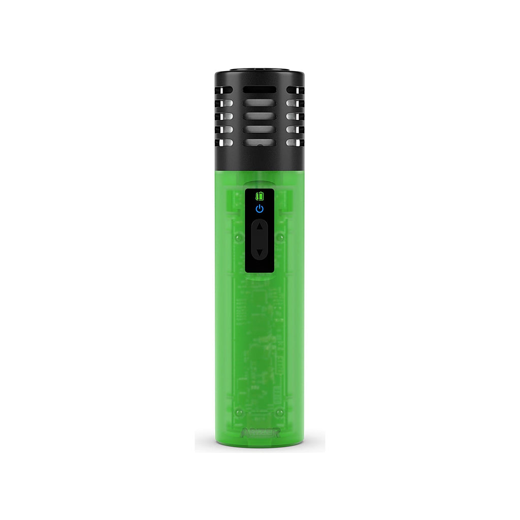 Arizer Air SE in TimeWarp Green, Gesamtansicht ohne eingesetztes Glasrohr