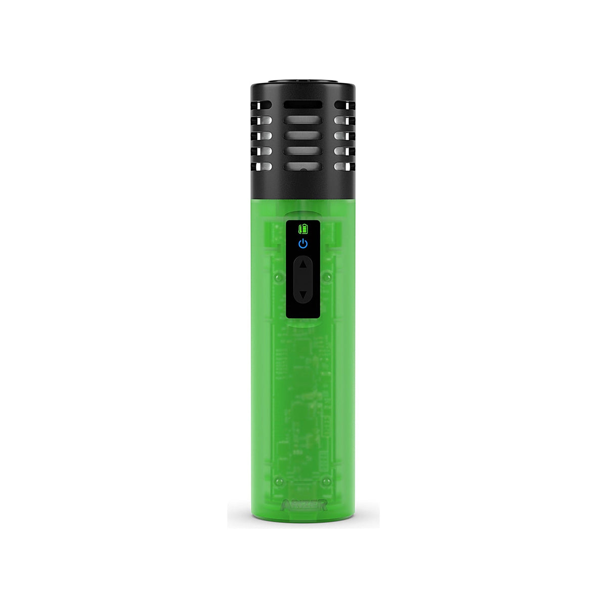 Arizer Air SE in TimeWarp Green, Gesamtansicht ohne eingesetztes Glasrohr
