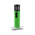 Arizer Air SE in TimeWarp Green mit separat gezeigtem Glas-Aromarohr