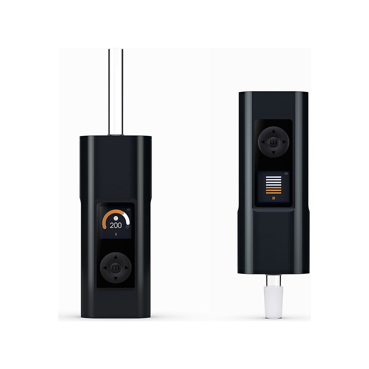 Arizer Solo III V2.0 Intergalactic mit Glasrohr und in umgedrehter Ausrichtung