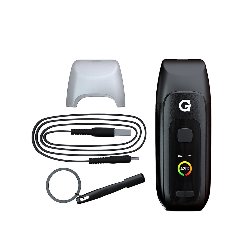 G Pen Dash+ mit Mundstückhülle, Werkzeug, Schlüsselring und USB-C-Kabel