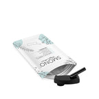 Smono Lunari Version 1 Mundstückset neben dem Verpackungsbeutel
