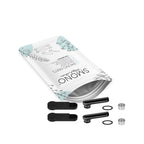 Smono Lunari Version 1 Verschleißteileset neben dem Verpackungsbeutel