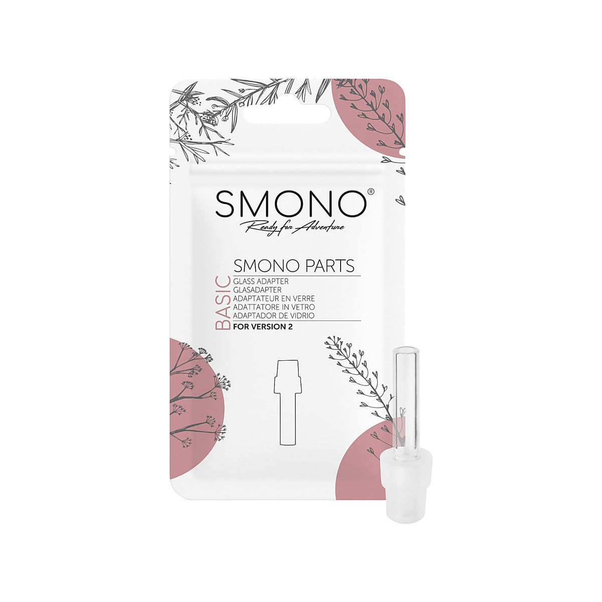 Smono Basic V2 Glasadapter mit Verpackung