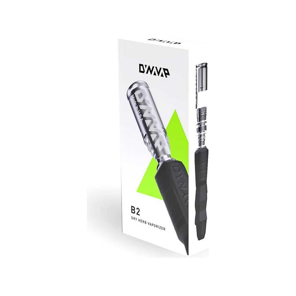 DynaVap B2 neben seiner Produktverpackung