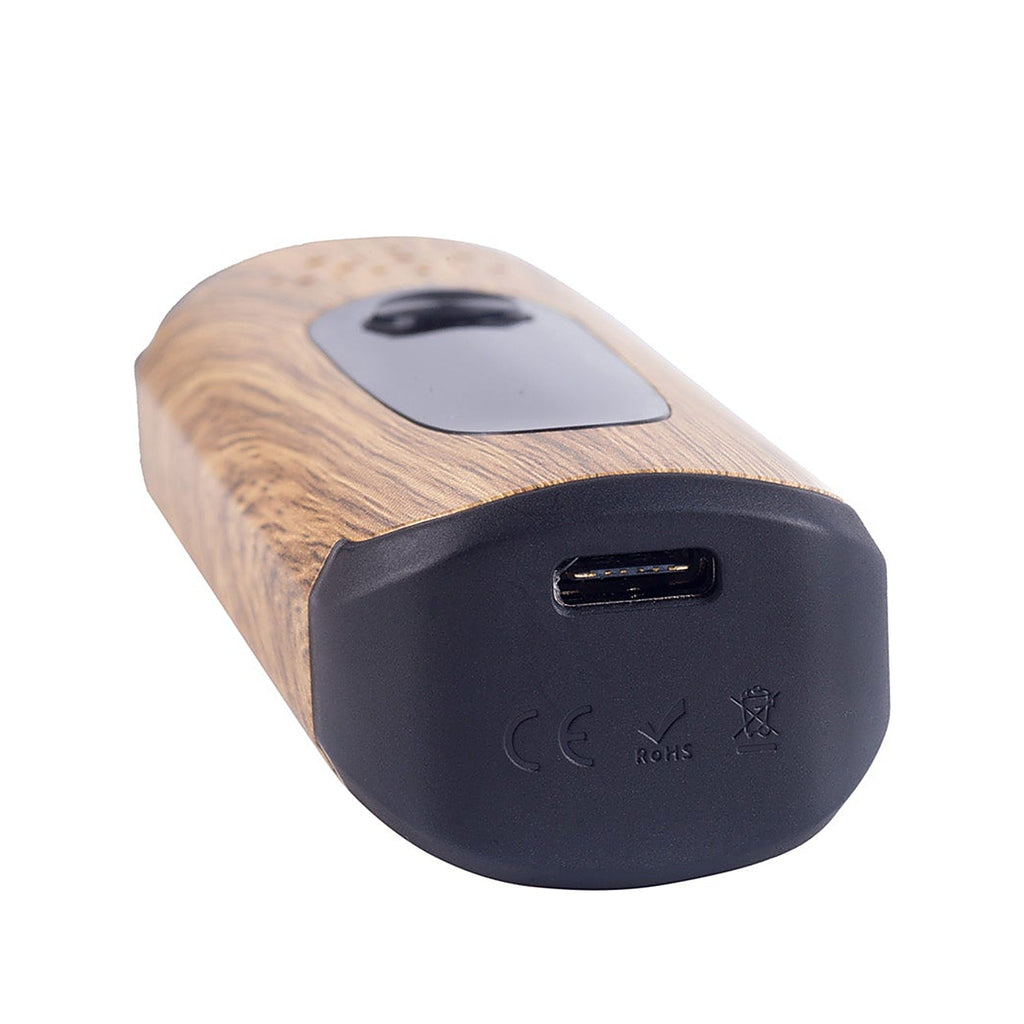 Wolkenkraft ViTA Holzoptik, Unterseite mit USB-C-Anschluss
