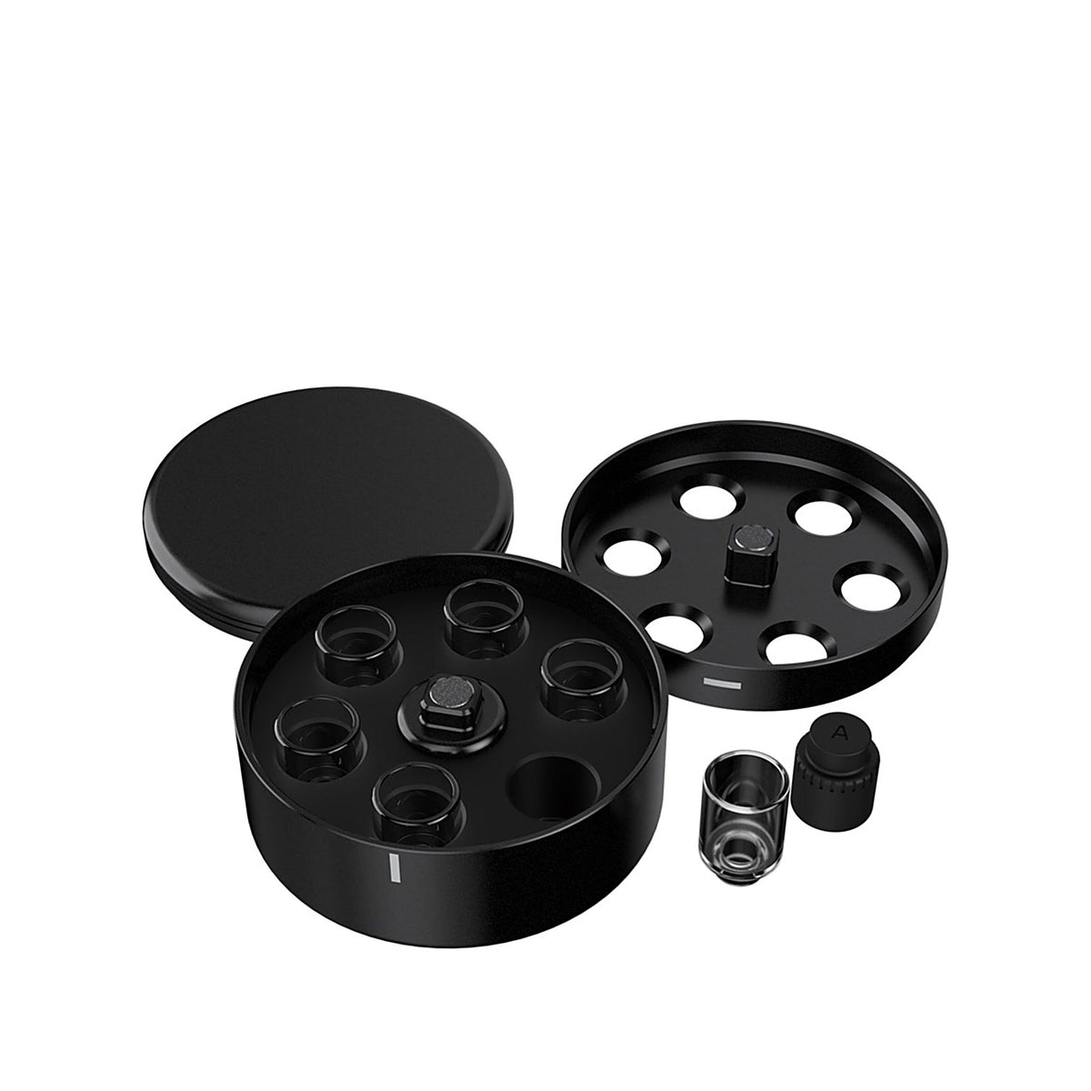 Magnetisches Arizer Go Shell Case mit bestücktem Einsatz, Ladehilfe und Shell Grip