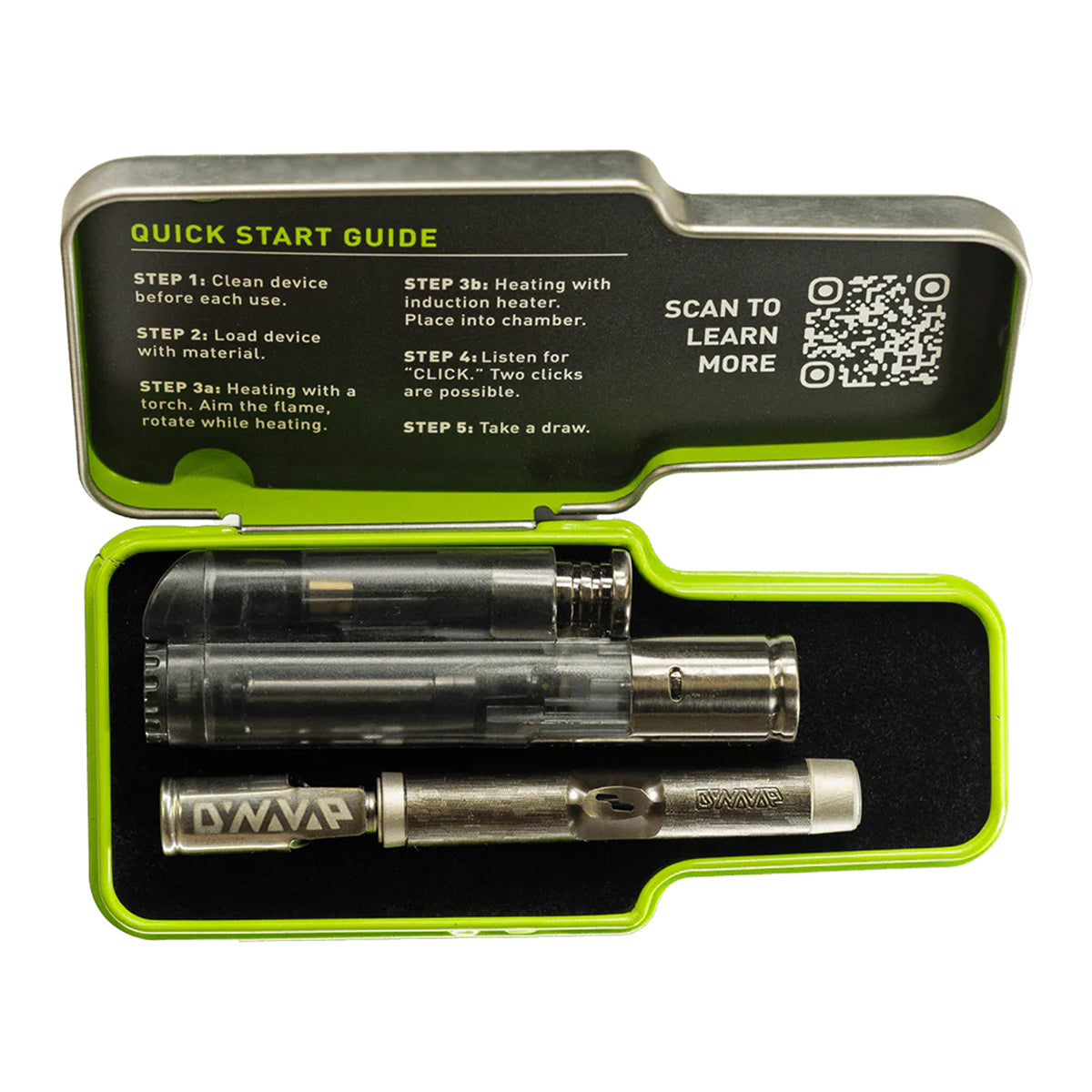DynaVap M7 TwoToniuM und DynaTorch in Blechdose