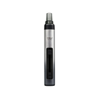 XMAX V4 Pro Silber, Vorderansicht mit Display und Glasmundstück