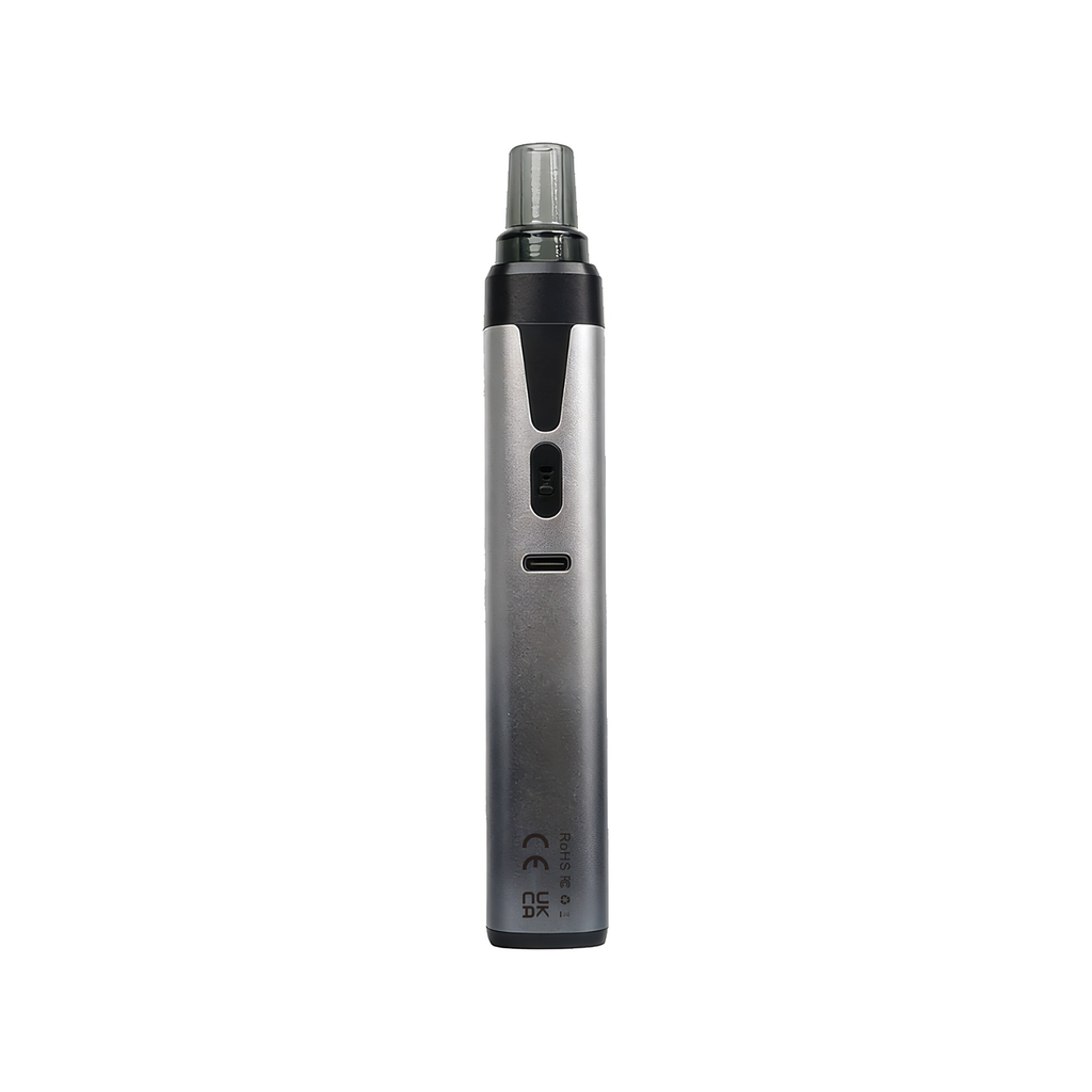 XMAX V4 Pro Silber, Seitenansicht mit Luftstromregler
