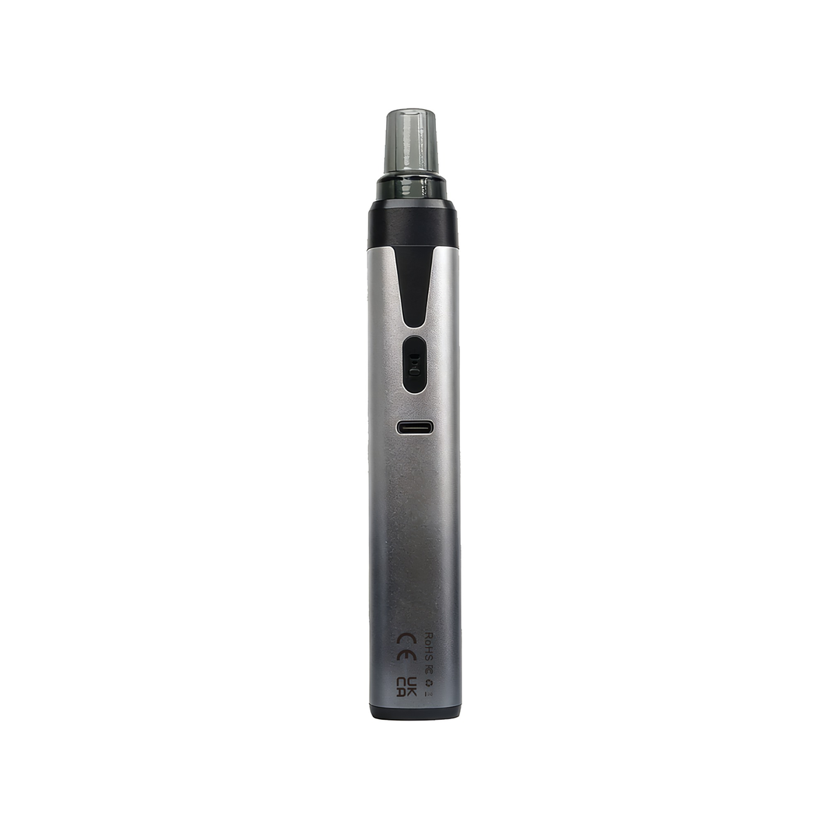 XMAX V4 Pro Silber, Seitenansicht mit Luftstromregler
