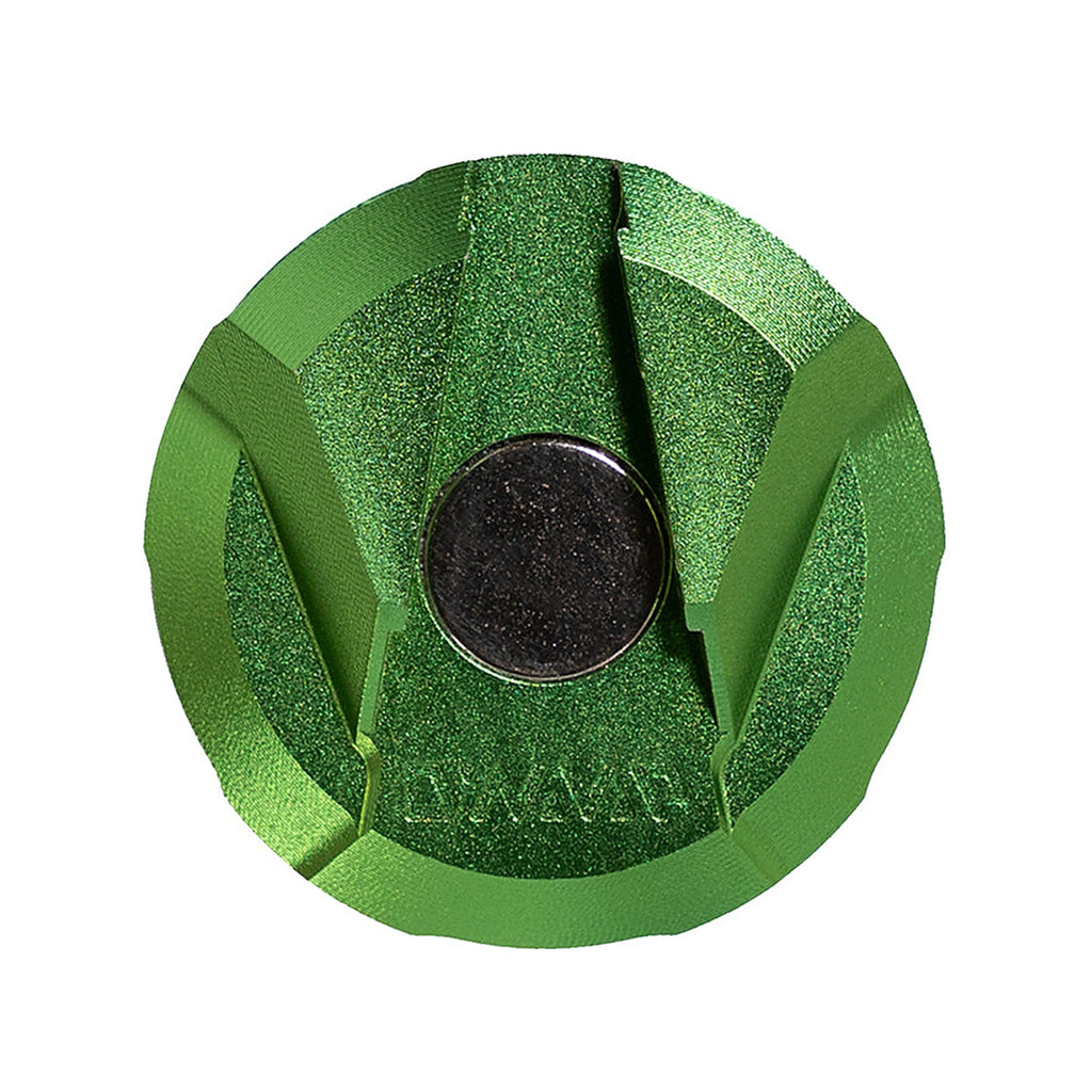 DynaVap DynaBank grün – magnetischer Kappenabzieher von oben