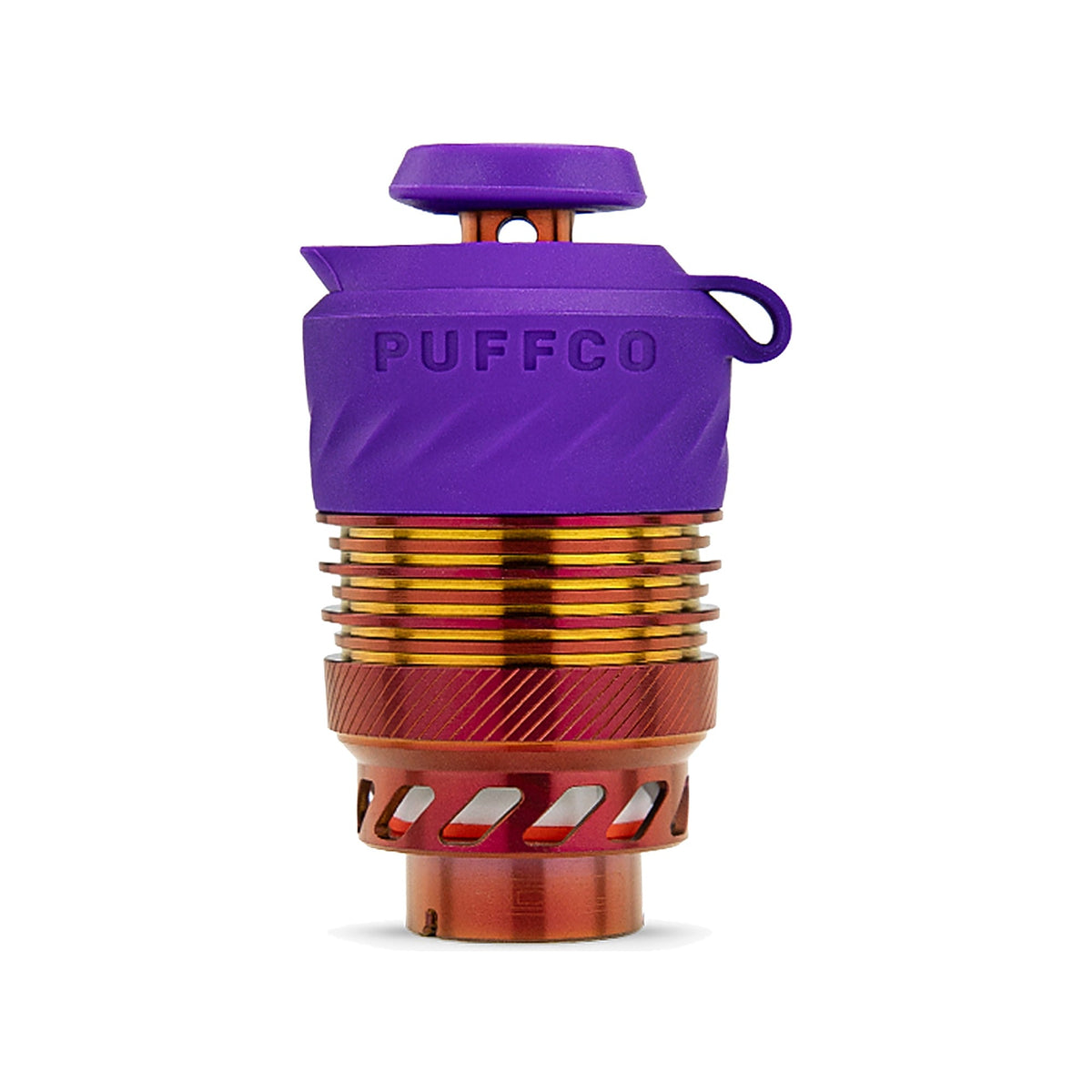 Puffco Peak Pro 3DXL-Kammer in Plasma mit violetter XL Joystick Cap