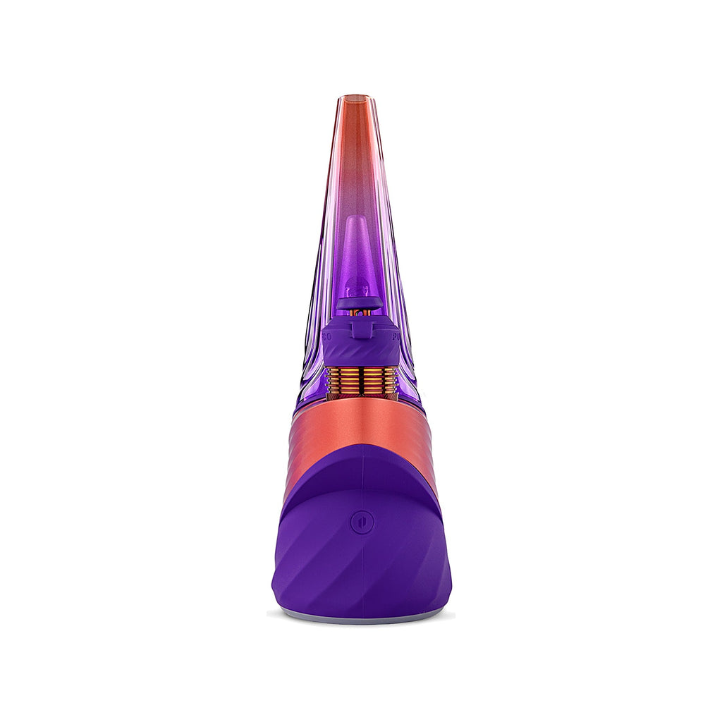 Rückansicht des violetten Puffco Peak Pro in Plasma