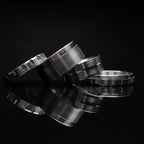 Edelstahl-Grinder 4-teilig silber, Einzelteile
