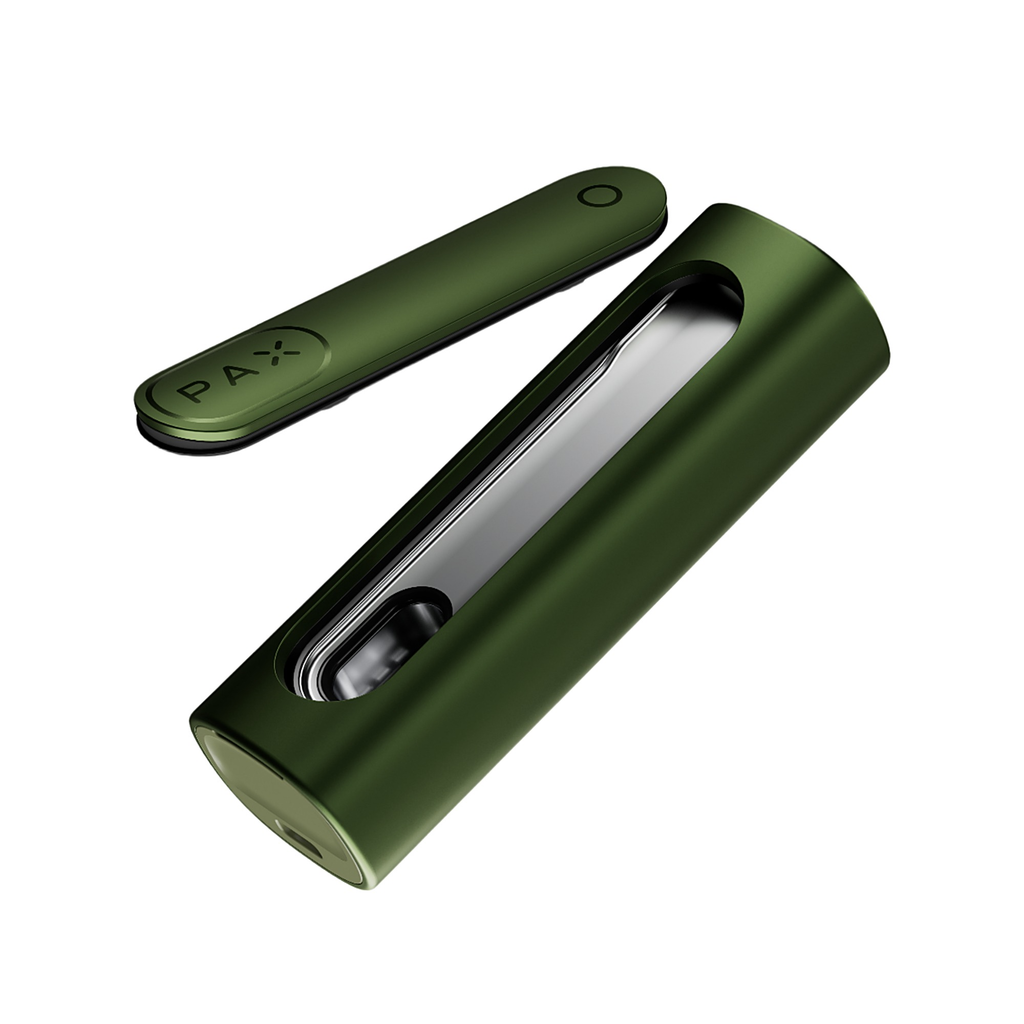 PAX FLOW Greenstone, Gerät mit abgenommener seitlicher Ofentür