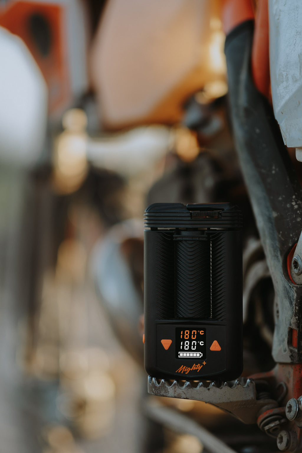 Mighty+ mit Temperaturanzeige – Lifestyle-Aufnahme