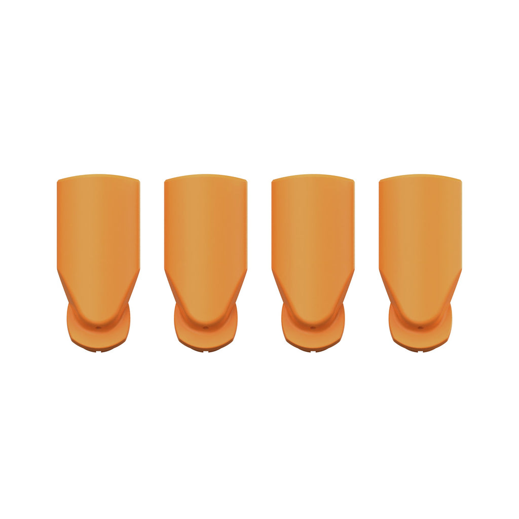 VEAZY Mundstück-Viererpack Inspiring Orange in Draufsicht