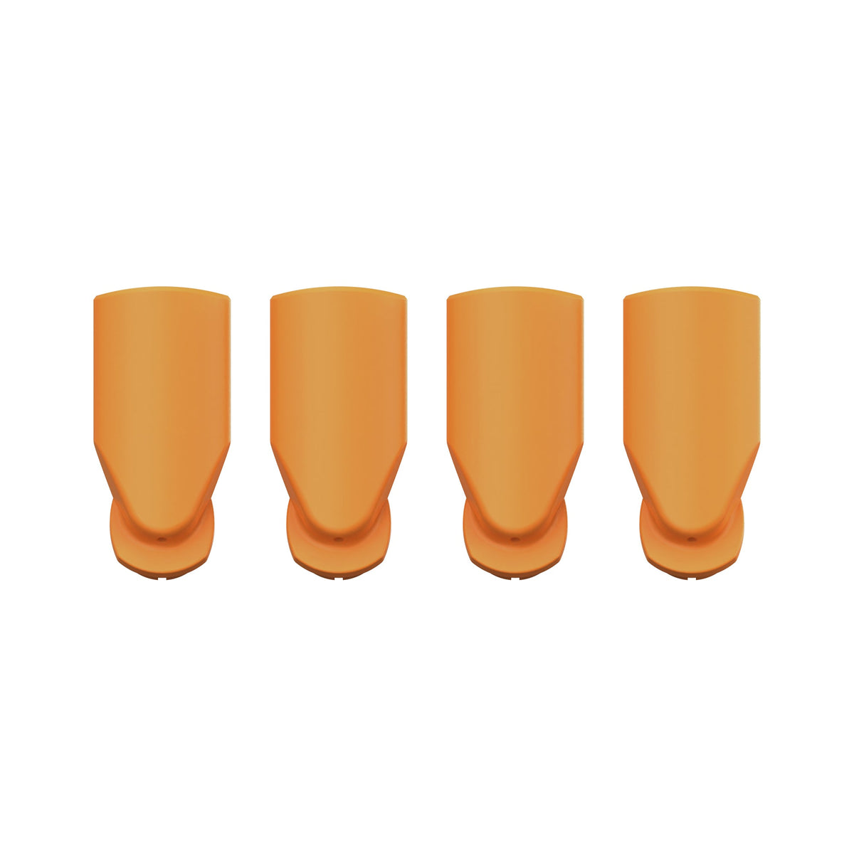 VEAZY Mundstück-Viererpack Inspiring Orange in Draufsicht