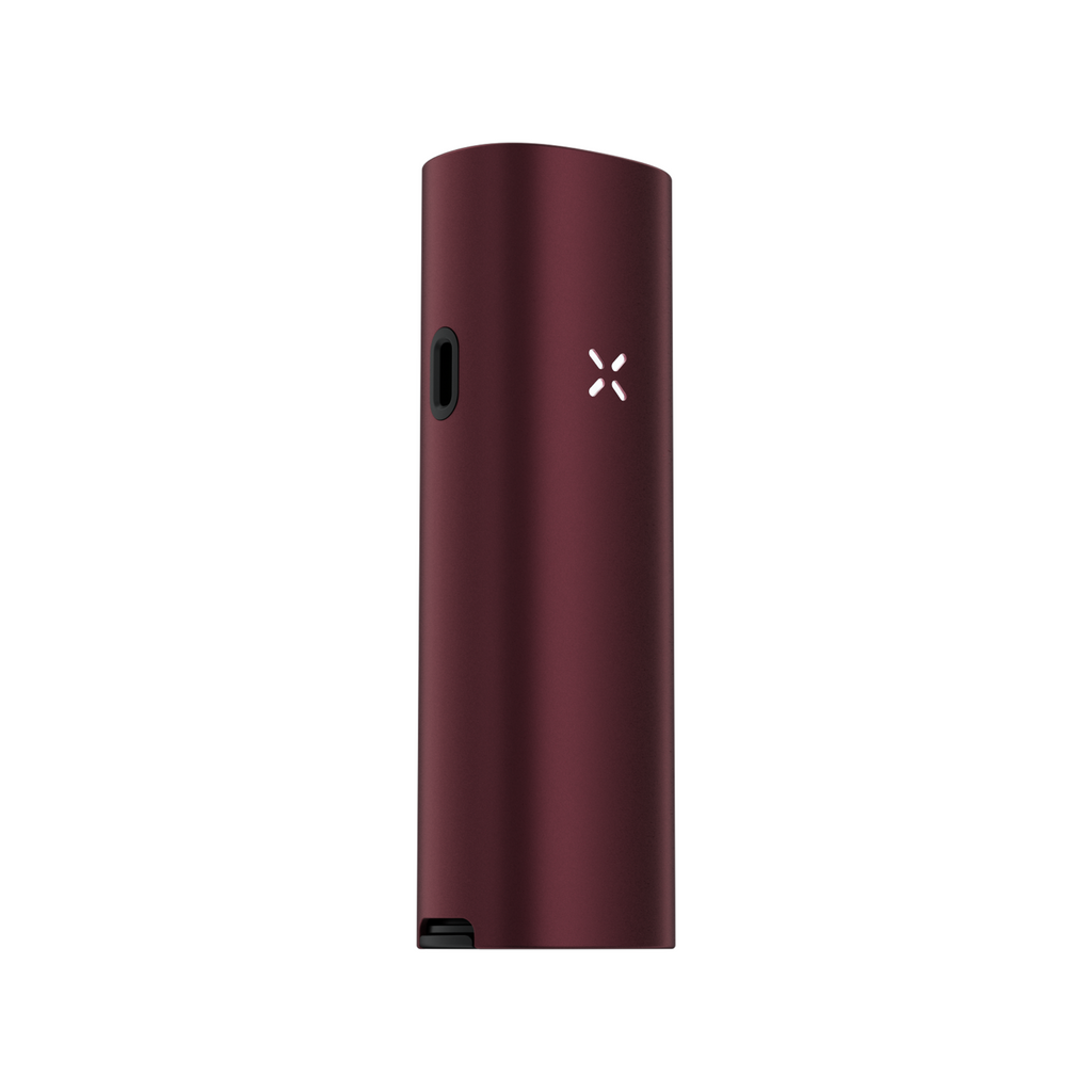 PAX FOUR Oxblood, schräge Ansicht mit USB-C-Anschluss