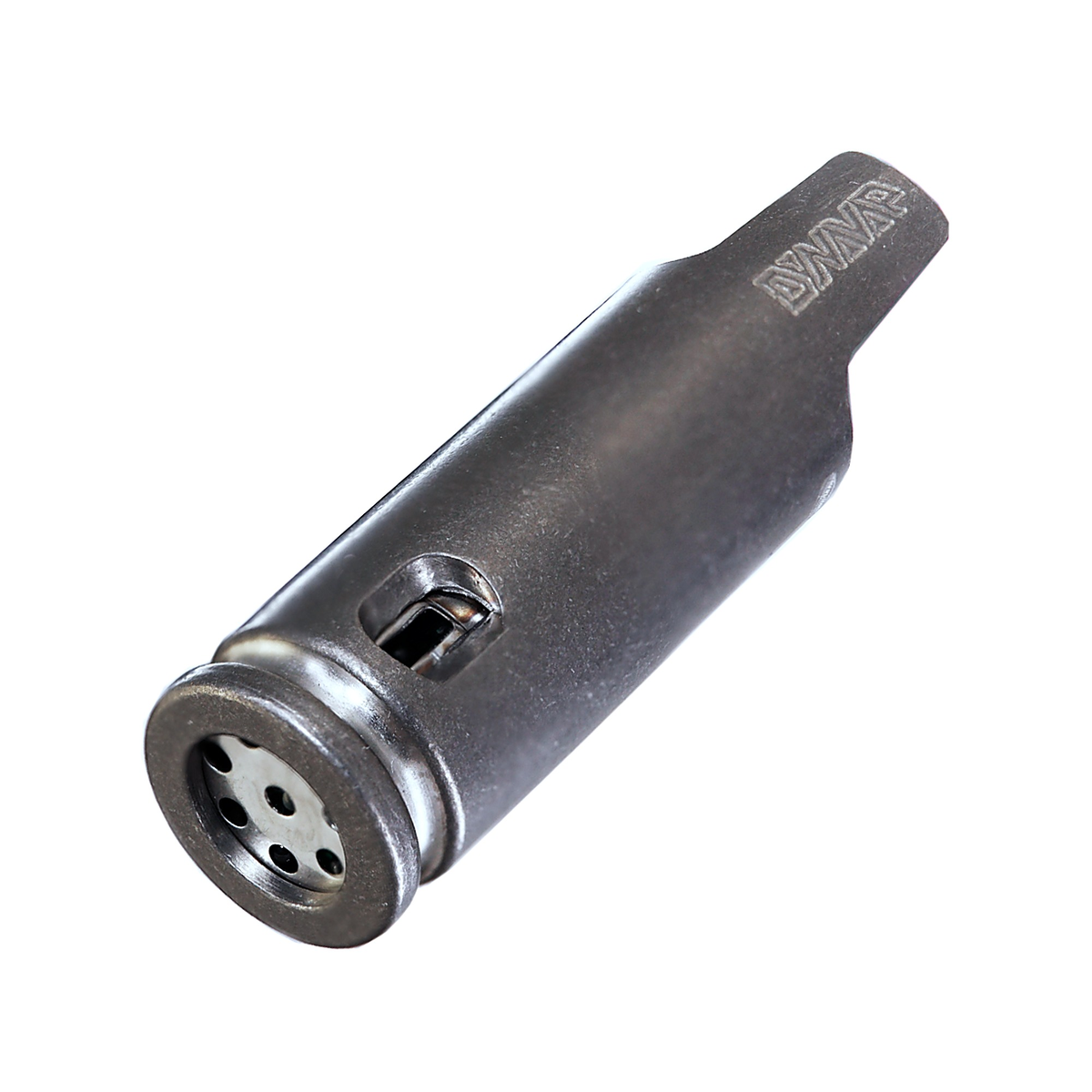 DynaVap Thermal Hyper Cap mit eingesetztem Core – schräge Ansicht