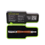 DynaVap WoodWynd und Quick-Start-Hinweise im Etui