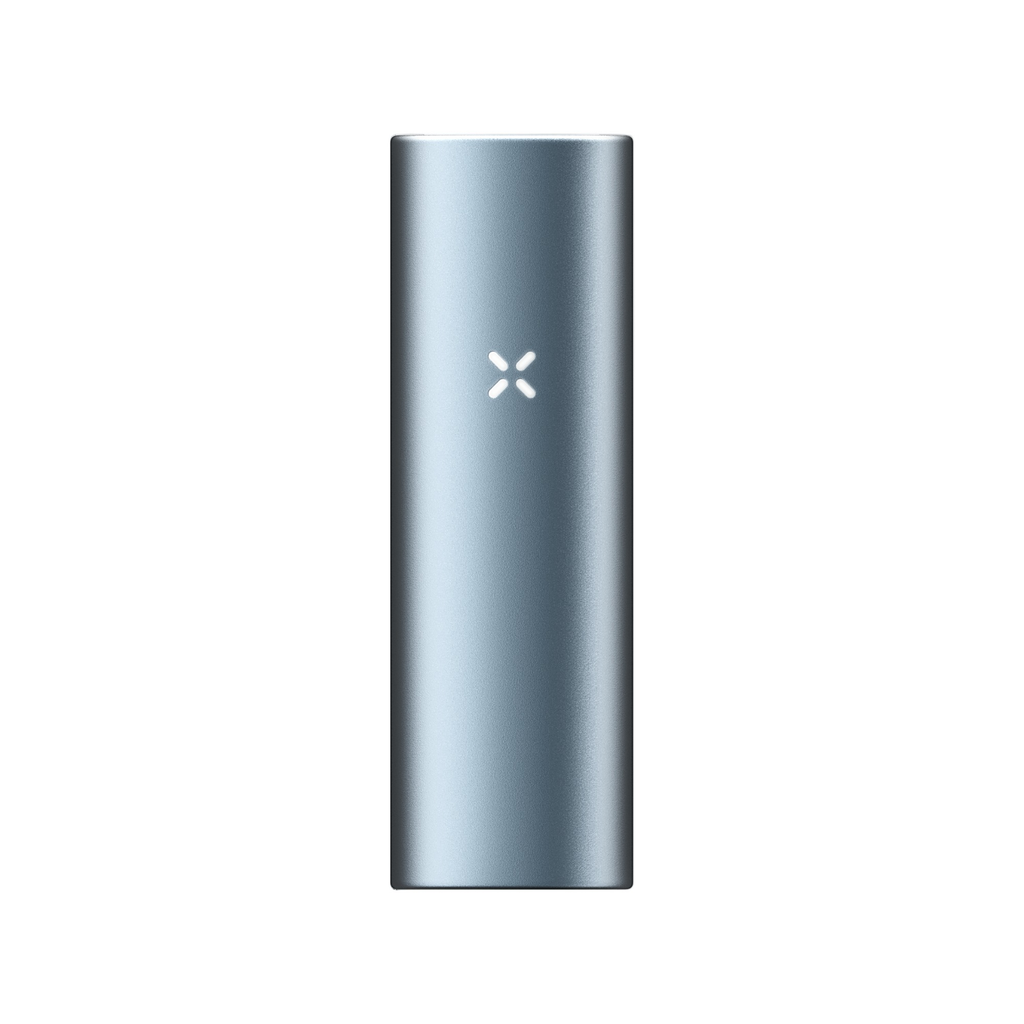 PAX FLOW Blue Haze, Vorderansicht mit LED-Logo