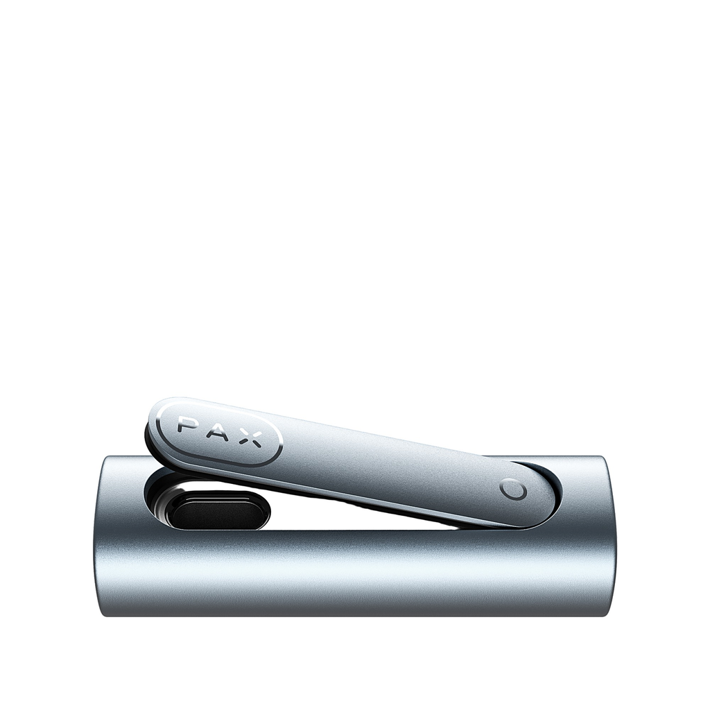 PAX FLOW Blue Haze, liegende Geräteansicht mit seitlicher Ofentür