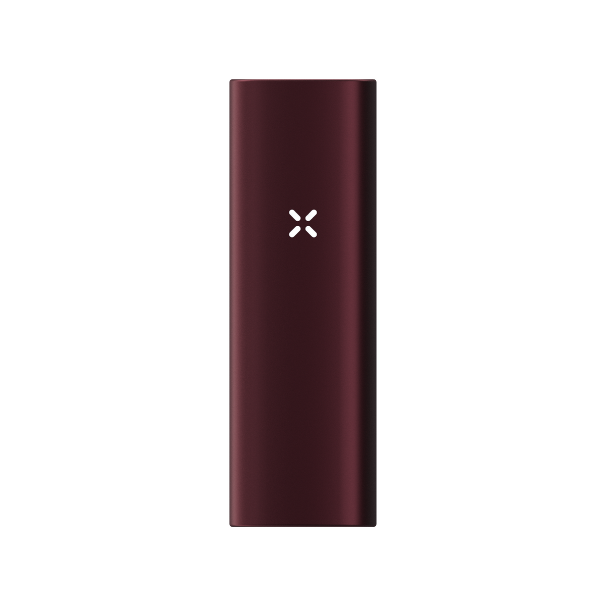 PAX MINI 2 Oxblood, Vorderansicht mit LED-Logo